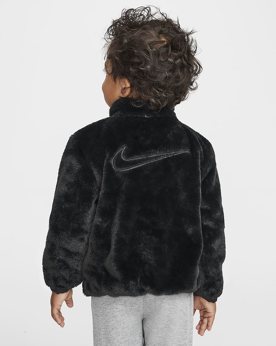 Nike shearling jacket best sale